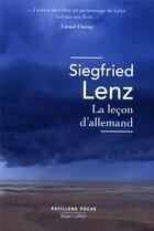 Couverture du livre « La leçon d'allemand » de Siegfried Lenz aux éditions Robert Laffont