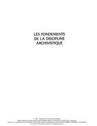 Couverture du livre « Les fondements de la discipline archivistique » de Carol Couture et Jean-Yves Rousseau aux éditions Pu De Quebec