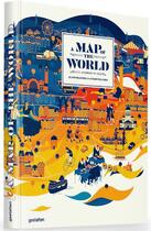 Couverture du livre « A map of the world (updated version) ; the world according to illustrators and storytellers » de Antonis Antoniou aux éditions Dgv