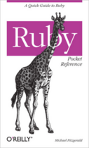 Couverture du livre « Ruby ; pocket reference » de Michael Fitzgerald aux éditions O'reilly Media