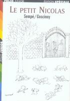 Couverture du livre « Le petit Nicolas » de Jean-Jacques Sempe et Rene Goscinny aux éditions Gallimard-jeunesse