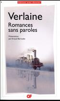 Couverture du livre « Romances sans paroles » de Paul Verlaine aux éditions Flammarion