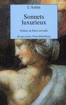 Couverture du livre « Sonnets luxurieux » de L' Aretin aux éditions Rivages