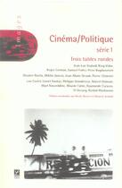 Couverture du livre « Cinéma politique t.1 » de Nicole Brenez aux éditions Labor Sciences Humaines