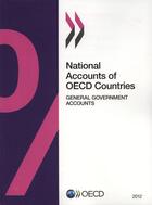 Couverture du livre « General government accounts 2012 ; national accounts of oecd countries » de Ocde aux éditions Ocde