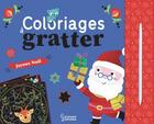 Couverture du livre « Coloriages a gratter : noel » de Corinne Lemerle aux éditions Larousse