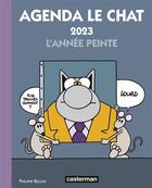 Couverture du livre « Le chat : agenda (édition 2023) » de Philippe Geluck aux éditions Casterman