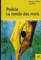 Couverture du livre « Poésie ; la ronde des mots » de Michel Nodin aux éditions Hatier