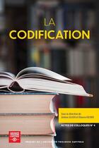 Couverture du livre « La codification » de Jerome Julien et Etienne Richer aux éditions Putc