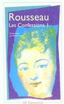 Couverture du livre « Les confessions - vol01 - bac 1999 » de Rousseau J-J. aux éditions Flammarion