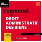 Couverture du livre « L'essentiel du droit administratif des biens (édition 2020/2021) » de Frederic Colin aux éditions Gualino