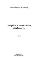 Couverture du livre « Surprises d'amour de la psychanalyse » de Fua De Camondo T-H. aux éditions Editions Le Manuscrit