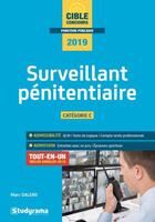 Couverture du livre « Surveillant pénitentiaire ; catégorie C ; tout-en-un (concours 2019) » de Marc Dalens aux éditions Studyrama