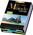 Couverture du livre « Merveilles du monde en 365 jours Geo ; l'année à bloc » de  aux éditions Play Bac