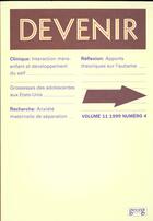 Couverture du livre « Devenir vol 11 n 4 1999 » de  aux éditions Georg