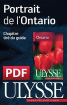 Couverture du livre « Portrait de l'Ontario » de Pascale Couture aux éditions Ulysse