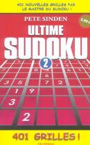 Couverture du livre « Ultime sudoku vol.2 » de Sinden-P aux éditions City