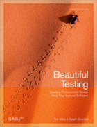 Couverture du livre « Beautiful testing » de  aux éditions O'reilly Media