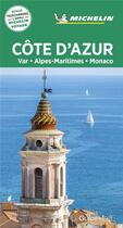 Couverture du livre « Le guide vert ; Côte d'Azur, Var, Alpes-Maritiomes, Monaco » de Collectif Michelin aux éditions Michelin