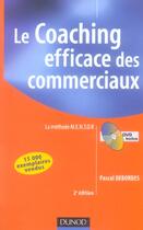 Couverture du livre « Le coaching efficace des commerciaux - la methode m.e.n.t.o.r » de Pascal Debordes aux éditions Dunod