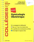 Couverture du livre « Fiches gynécologie-obstétrique ; les fiches ECNI et QI des collèges » de  aux éditions Elsevier-masson