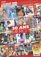 Couverture du livre « Animeland N.233 ; 30 ans ; merci ! » de  aux éditions Ynnis