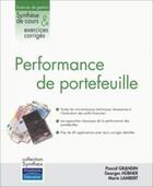 Couverture du livre « Performance de portefeuille » de Grandin/Pascal aux éditions Pearson