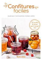 Couverture du livre « Confitures faciles : 25 recettes de saison pour manger sain » de Aglae Blin aux éditions Rustica