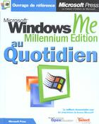 Couverture du livre « Microsoft Windows Millenium Edition Au Quotidien » de De Vos aux éditions Microsoft Press