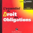 Couverture du livre « L'essentiel du droit des obligations » de Corinne Renault-Brahinsky aux éditions Gualino