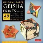 Couverture du livre « Origami paper geisha prints small 6 3/4 » de Tutle aux éditions Tuttle