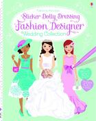 Couverture du livre « Sticker dolly dressing ; fashion designer wedding collection » de Fiona Watt aux éditions Usborne