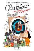 Couverture du livre « Chien pourri aux jeux olympiques » de Marc Boutavant et Colas Gutman aux éditions Ecole Des Loisirs