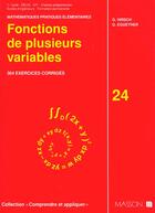 Couverture du livre « Fonctions De Plusieurs Variables » de Hirsch et Eguether aux éditions Elsevier-masson