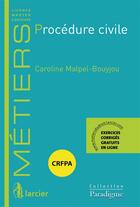 Couverture du livre « Procédure civile » de Caroline Malpel-Bouyjou aux éditions Larcier