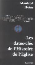 Couverture du livre « Les dates de l'histoire de l'église » de Manfreid Heim aux éditions Salvator