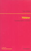 Couverture du livre « Meteor » de Joseph Isaac aux éditions Economica