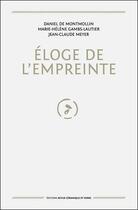 Couverture du livre « Éloge de l'empreinte » de Raku Kichizaemon Xv aux éditions La Revue De La Ceramique Et Du Verre