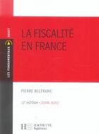 Couverture du livre « La Fiscalite En France » de Pierre Beltrame aux éditions Hachette Education