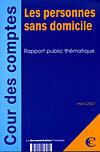 Couverture du livre « Les personnes sans domicile » de  aux éditions Documentation Francaise