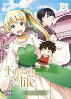 Couverture du livre « A fantasy lazy life Tome 13 » de Tsunehiko Watanabe et Neko Hinotsuki aux éditions Delcourt