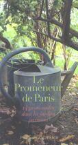 Couverture du livre « Le promeneur de Paris » de  aux éditions Actes Sud