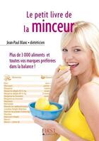 Couverture du livre « De la minceur (édition 2010 » de Jean-Paul Blanc aux éditions First