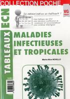 Couverture du livre « Collection de poche tableaux ecn maladies infectieuses et tropicales » de M.Novillo aux éditions Vernazobres Grego