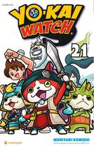 Couverture du livre « Yo-Kai Watch Tome 21 » de Noriyuki Konishi aux éditions Crunchyroll