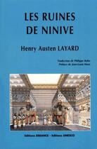 Couverture du livre « Les ruines de Ninives » de Henry-Austen Layard aux éditions Errance