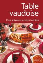 Couverture du livre « Table vaudoise » de  aux éditions Cabedita