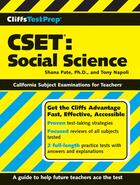 Couverture du livre « CliffsTestPrep CSET: Social Science » de Pate Shana aux éditions Houghton Mifflin Harcourt