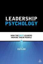 Couverture du livre « Leadership Psychology » de Alan Cutler aux éditions Kogan Page Digital