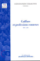 Couverture du livre « Coiffure et professions connexes » de  aux éditions Documentation Francaise